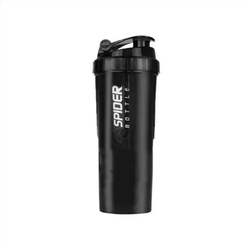 3 Layers Shaker Protein Bottle Powder Shake Cup Large Capacity Water Bottle Mixing Cup Body Building Exercise Mixing Bottle