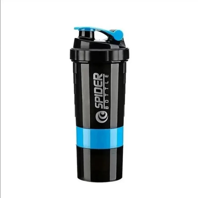 3 Layers Shaker Protein Bottle Powder Shake Cup Large Capacity Water Bottle Mixing Cup Body Building Exercise Mixing Bottle
